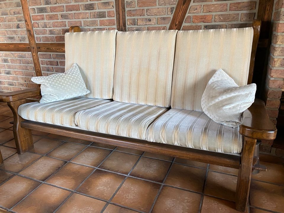 Couch | 3er + 2er Sofa - rustikal - Anfertigung vom Tischler in Kempen