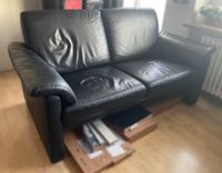 Verkaufe Ledersofa Couch Sofa schwarz 2er 2-Sitzer Ramersdorf-Perlach - Ramersdorf Vorschau