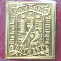 Goldbarren 8g - Seltenes Sammlerstück - Briefmarke Nordrhein-Westfalen - Krefeld Vorschau