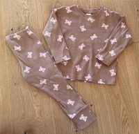 SET H&M MÄDCHEN NEU 92/98 BRAUN ROSA HOSE SHIRT PULLI TEDDY Dresden - Weixdorf Vorschau