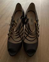 Prada Sandalen in grau/braun/ Khaki, Größe 39 Hessen - Hanau Vorschau