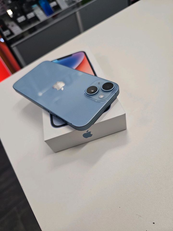 IPhone 14 128GB in Blau Neuwertige Zustand Akku 92% Für 519€ in Frankfurt am Main