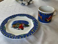 Weihnachtsteller und Tasse Kindergeschirr  von Götz Vintage Baden-Württemberg - Wangen im Allgäu Vorschau