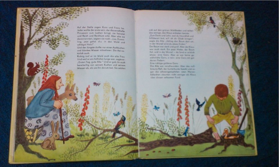 Vintage DDR Kinderbuch Buch Die goldene Gans 1963 in Köln