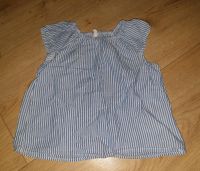 Blau/weiß gestreifte Kurzarm-Bluse von H&M Gr. 80 Dortmund - Marten Vorschau