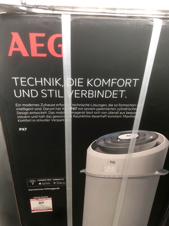 ‼️ANGEBOT‼️Aeg PX7 Mobile Klimaanlage Neu mit 2 Jahre in Edingen-Neckarhausen