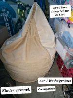 Sitzsack wie neu creme farben ca 120 l Liter super Baden-Württemberg - Esslingen Vorschau