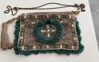 Handtasche Beutel spanische Mode türkis beige Perlen NEU Bayern - Schöllnach Vorschau