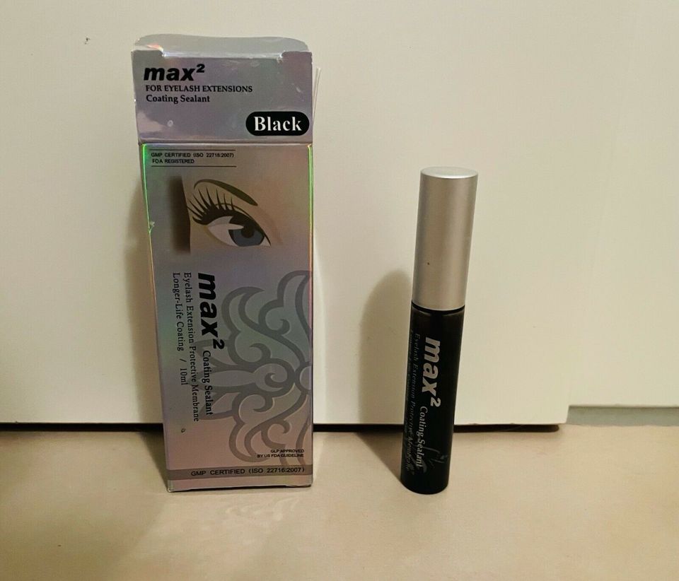 NBM, Max 2 black coating sealant, Wimpernfluid, Eyelash Extension in Mainz