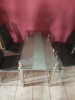 Glastisch mit 4 Stühlen Bayern - Schweitenkirchen Vorschau