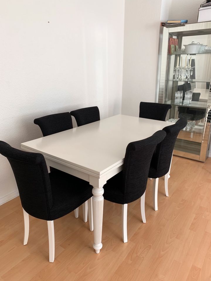 Designer Stühle Selva Stuhl schwarz weiß Holz in Niedersachsen - Garbsen