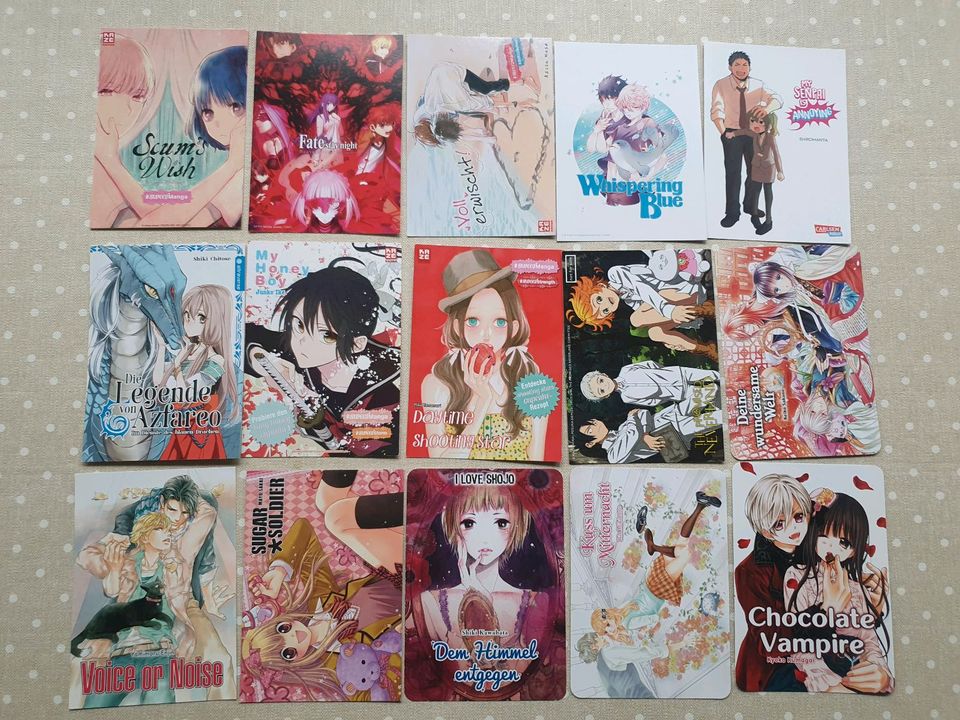 Shikishis anime manga Postkarten Autogramm shoco card amiami in Wohltorf