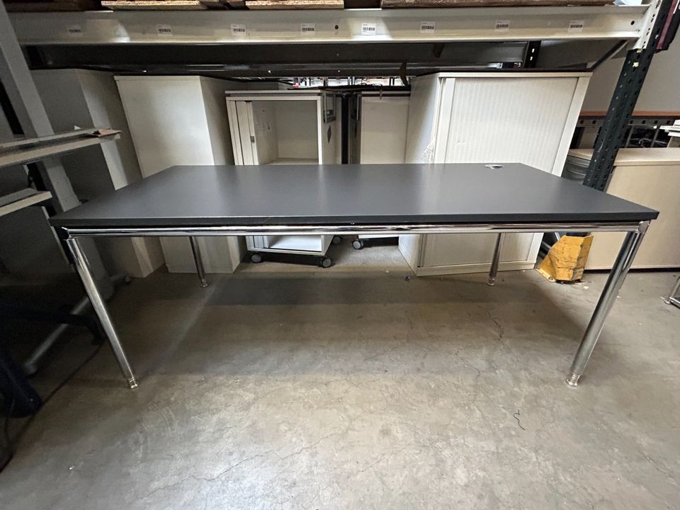 ❗️70x Top Bosse Modul Space Rollcontainer schwarz/chrom /Manuell Verstellbarer Schreibtisch /Komplettset / Sideboard / Aktenschrank / Hochwertig / Bürotisch / Designmöbel/ Büroeinrichtung in Linden