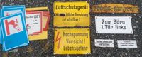 Alte Schilder Hinweisschilder Feuerwehr Emaileschild Schild Altes Sachsen - Göda Vorschau