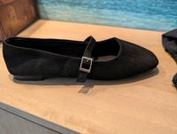 Ballerinas schwarz, aus Stoff, Klettverschluss München - Bogenhausen Vorschau