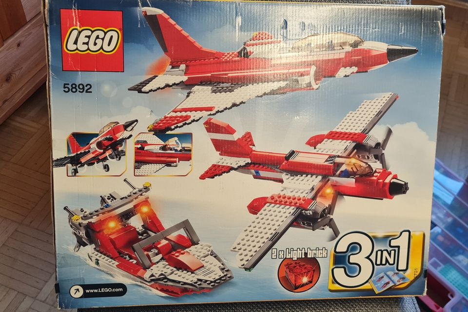 LEGO Creator 5892 / 3 in 1 (Jet, Boot, Flugzeug) in Fahrenbach