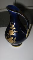 Blumenvase/Krug ,Porzellan echt Kobalt mit Golddekor Sachsen - Burgstädt Vorschau