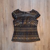 Elegantes Top gold/schwarz von Orsay Gr. 42 Bayern - Redwitz a d Rodach Vorschau