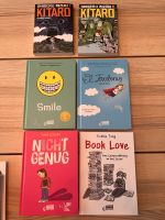 Comic- Hardcover (Smile, Nicht genug u a)  sowie Kitaro Mangas Berlin - Neukölln Vorschau