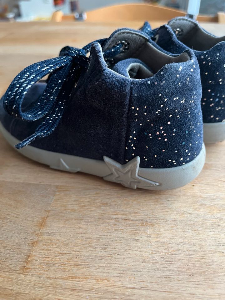 Superfit Schuhe Kinderschuhe Gr.24 blau Glitzer Sternchen in Bochum