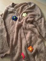 Traumhaft flauschiger weicher Cardigan im FLOWER POWER LOOK Bayern - Erding Vorschau