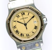 Cartier Santos Octagon 187902 Bicolor Damenuhr 30mm Nordrhein-Westfalen - Erkrath Vorschau