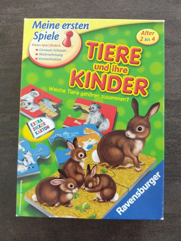 Meine ersten Spiele: Tiere und ihre Kinder - Puzzle in Emsdetten