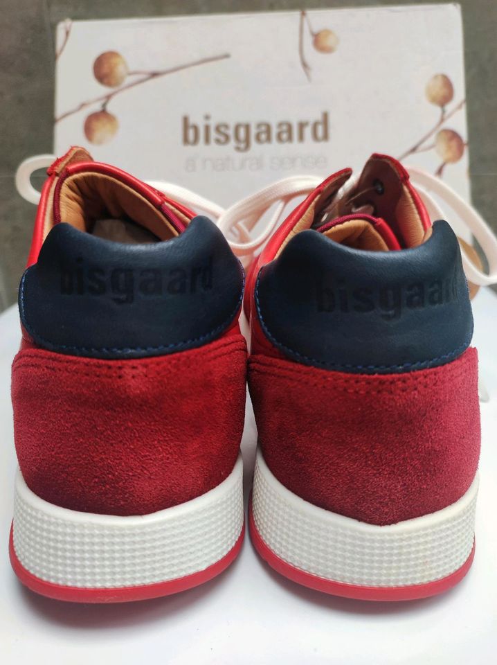 NEU Bisgaard Sneaker Turnschuhe Leder 37 Stern neu ovp in Mönchengladbach