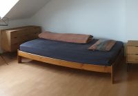 Bett Vollholz 120 x 200 mit Matratze und Bezüge, Futon Bett Nürnberg (Mittelfr) - Oststadt Vorschau