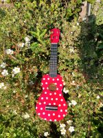 Ukulele, rot mit weißen Punkten - Marienkäfer Hamburg - Bergedorf Vorschau