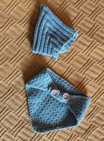 Zipfelmütze und Halstuch aus Merinowolle für Babys Hessen - Edermünde Vorschau