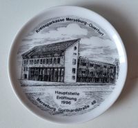 Keramikuntersetzer / Wandteller (Eröffnung Sparkasse Merseburg) Sachsen-Anhalt - Halle Vorschau
