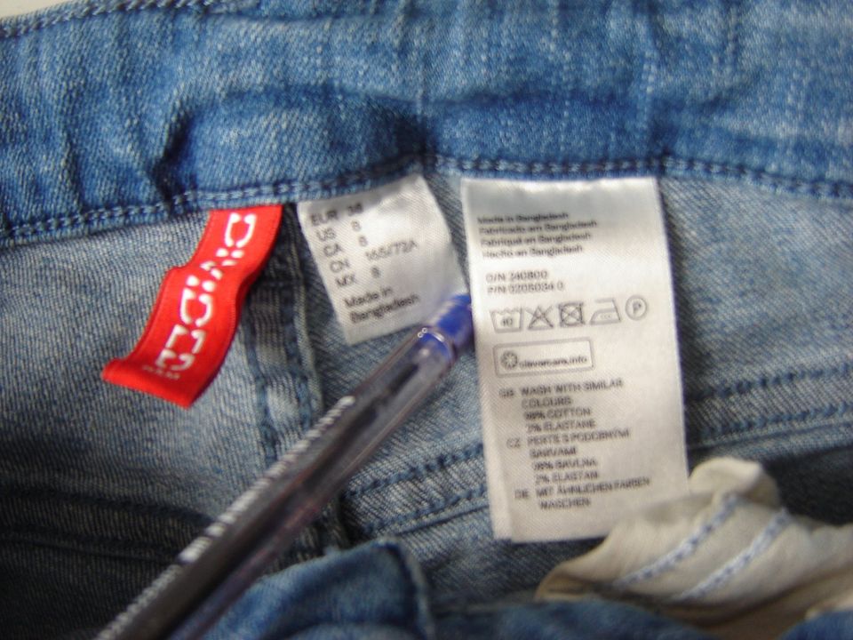 H&M trendy sexy kurze Jeans Shorts/Hot Pants blau used Gr.36/38 in Berlin