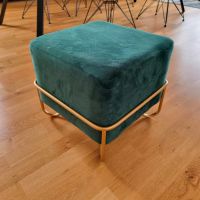 Grüner Pouf / Hocker Samt Gold, top Zustand München - Au-Haidhausen Vorschau