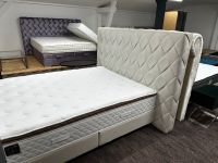 NEUES Samt Creme Beige Boxspringbett 160x200 inkl Matratze und Glasfüße Polsterbett Bett Berlin - Spandau Vorschau