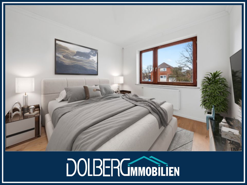 Top modernisierte 3-Zimmer-Wohnung mit Balkon und Garage in Hamburg