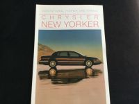 Chrysler Modell New Yorker Prospekt Ausstattung Techn. Liste 1995 Schleswig-Holstein - Kiel Vorschau