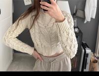 Zara Pullover Beige Strick Crop Bauchfrei XS Nordrhein-Westfalen - Herford Vorschau