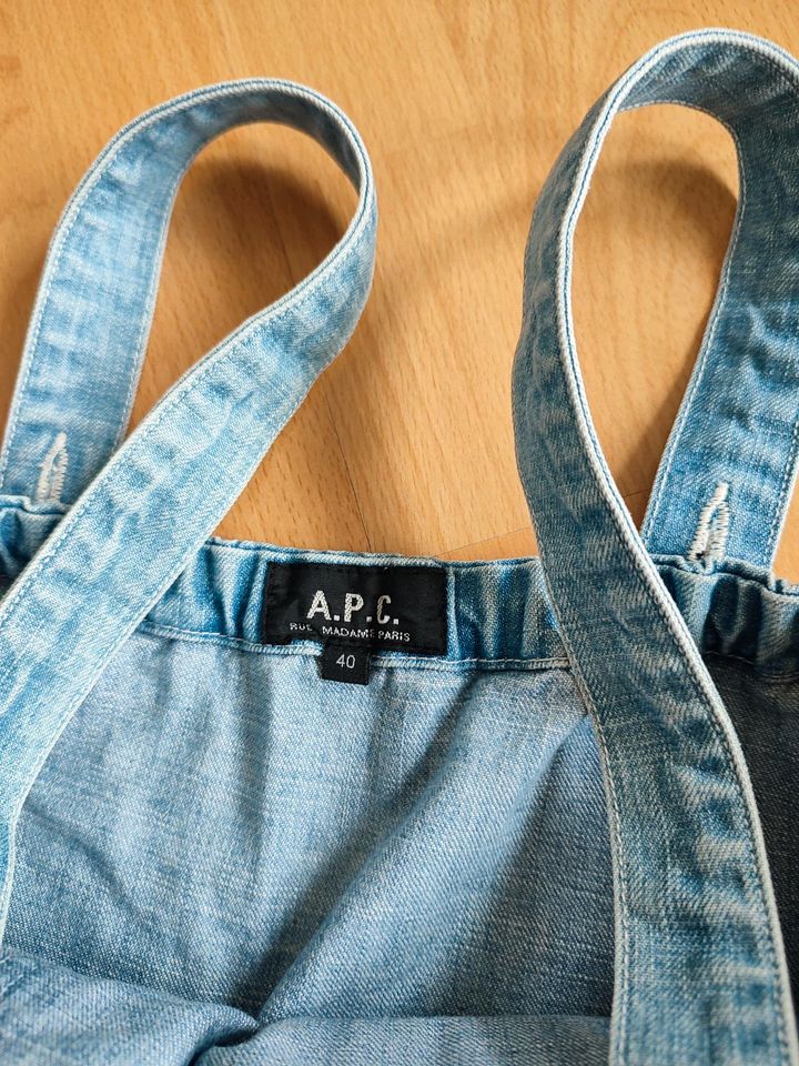 A.P.C. Jeans Latzhose locker kurz Damen M L in Gießen