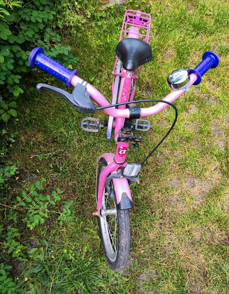 Fahrrad Mädchen 18 Zoll klein rosa Prinzessin Kinderfahrrad in Bielefeld