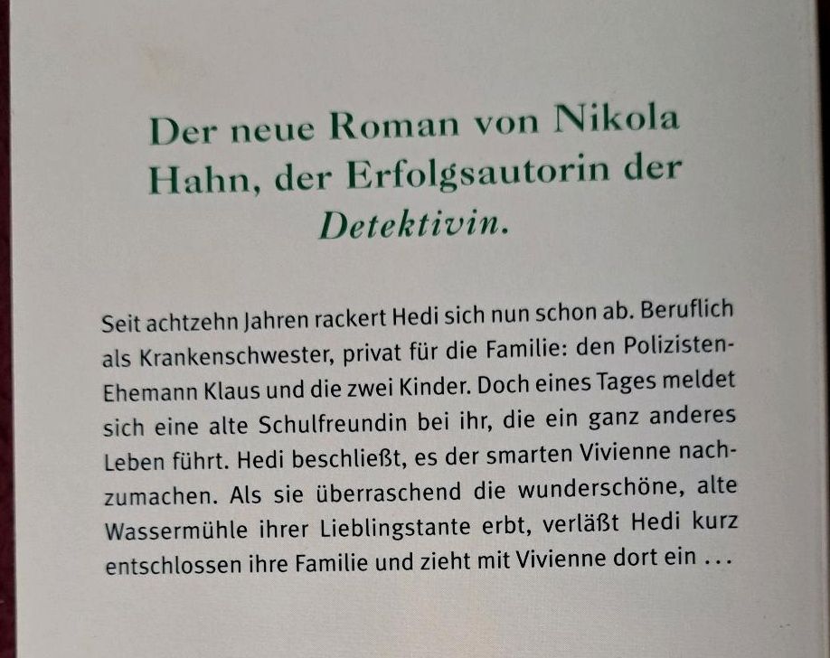 Bücher von Nikola Hahn ,Roman, Krimi, Gedichte in Wolkenstein