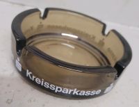 Aschenbecher Kreissparkasse 10,5 cm Rauchglas Retro Vintage rund Baden-Württemberg - Kornwestheim Vorschau