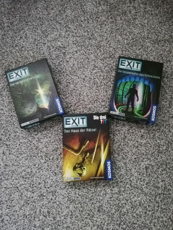 3 Spiele von Exit in Werdau