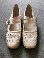 Damen Schuhe gr 40 Creme Hessen - Volkmarsen Vorschau