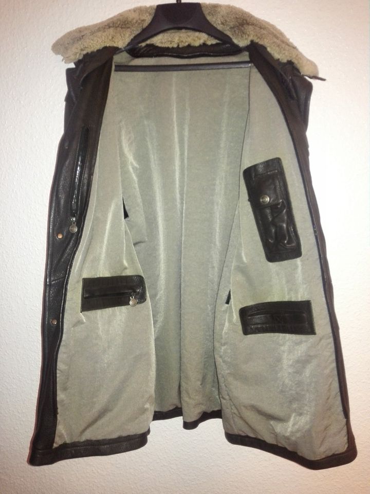 BMW HIRSCH LEDERJACKE LEDER KURZMANTEL Gr. L XL 52 / 54 in Mülheim (Ruhr)