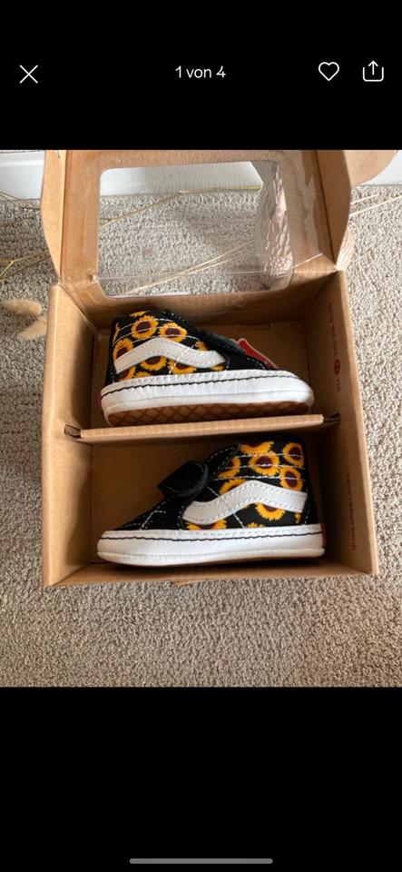 Vans off the wall Babyschuhe Größe 17 Neu OVP Sonnenblume in Pleckhausen