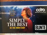 Tina Turner Karten für Simply the best Nordrhein-Westfalen - Rosendahl Vorschau