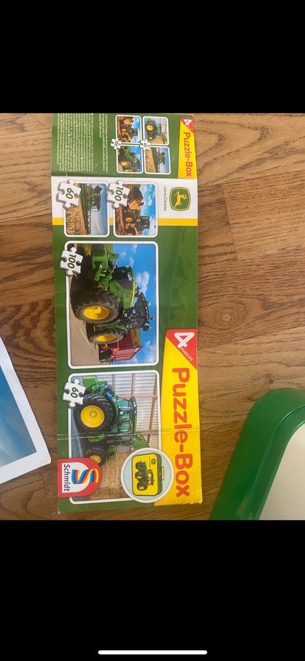 Traktor Puzzle Box John Deere Kinderpuzzle in Meerbusch