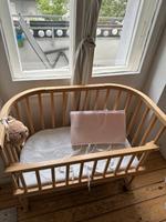Babybay Beistellbett inklusive Matratze, Umrandung und Schoner Mitte - Wedding Vorschau