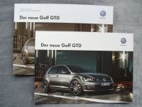 Prospekt Preisliste VW Golf 7 GTD neu und ungelesen Niedersachsen - Ebstorf Vorschau